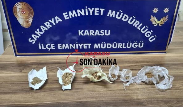 Karasu’da uyuşturucuya geçit yok Şüphe üzerine durduruldu, üzerinden bakın ne çıktı