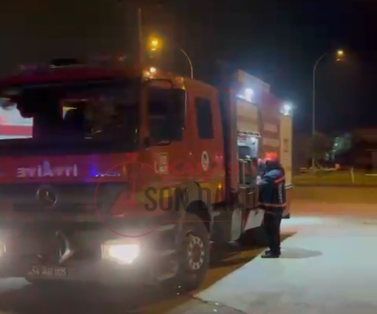 Karasu’da Elektrik Panosunda Yangın Paniği