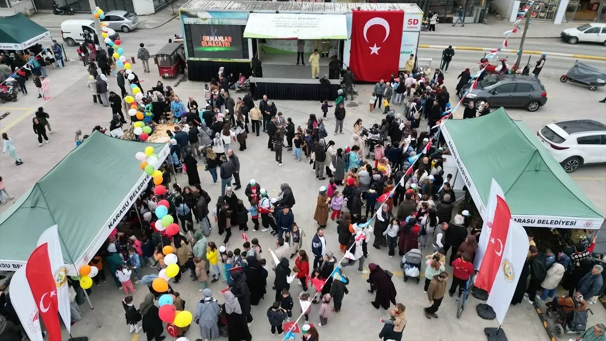 Yeşil Vatan Tırı Çocuklarla Buluştu